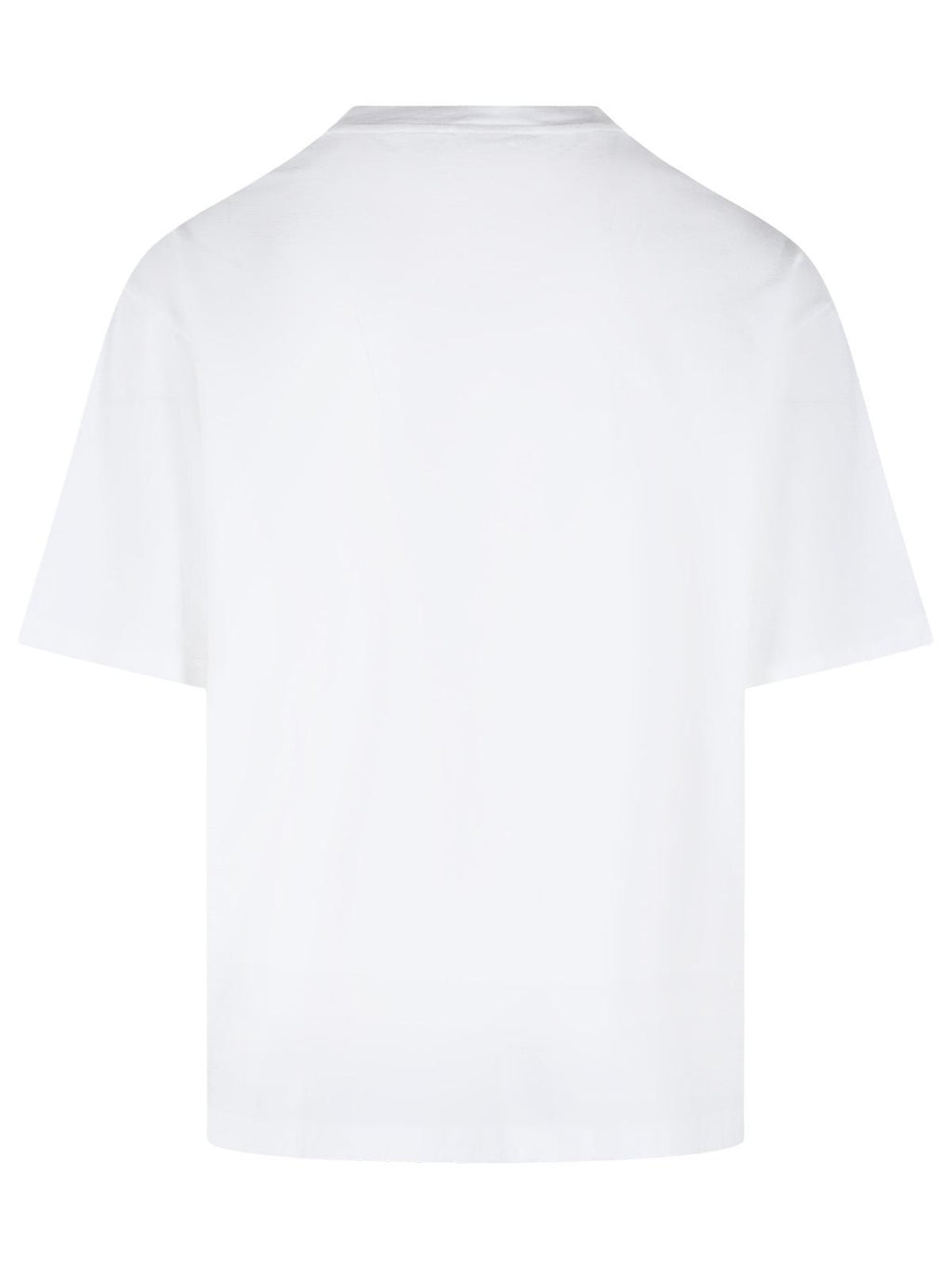 Acne Studios White Cotton And Linen T-Shirt Women