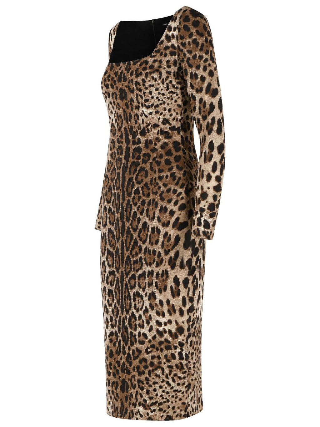 Dolce & Gabbana Leo Print Stretch Viscose Dress Women