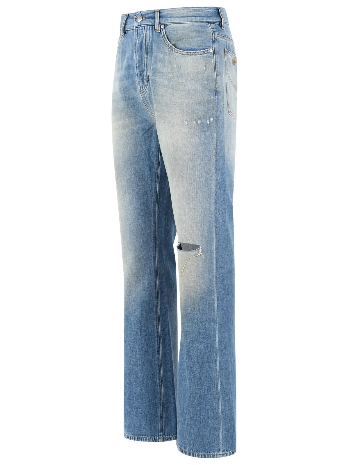 Amiri 'Slash Bootcut' Light Blue Denim Jeans Men