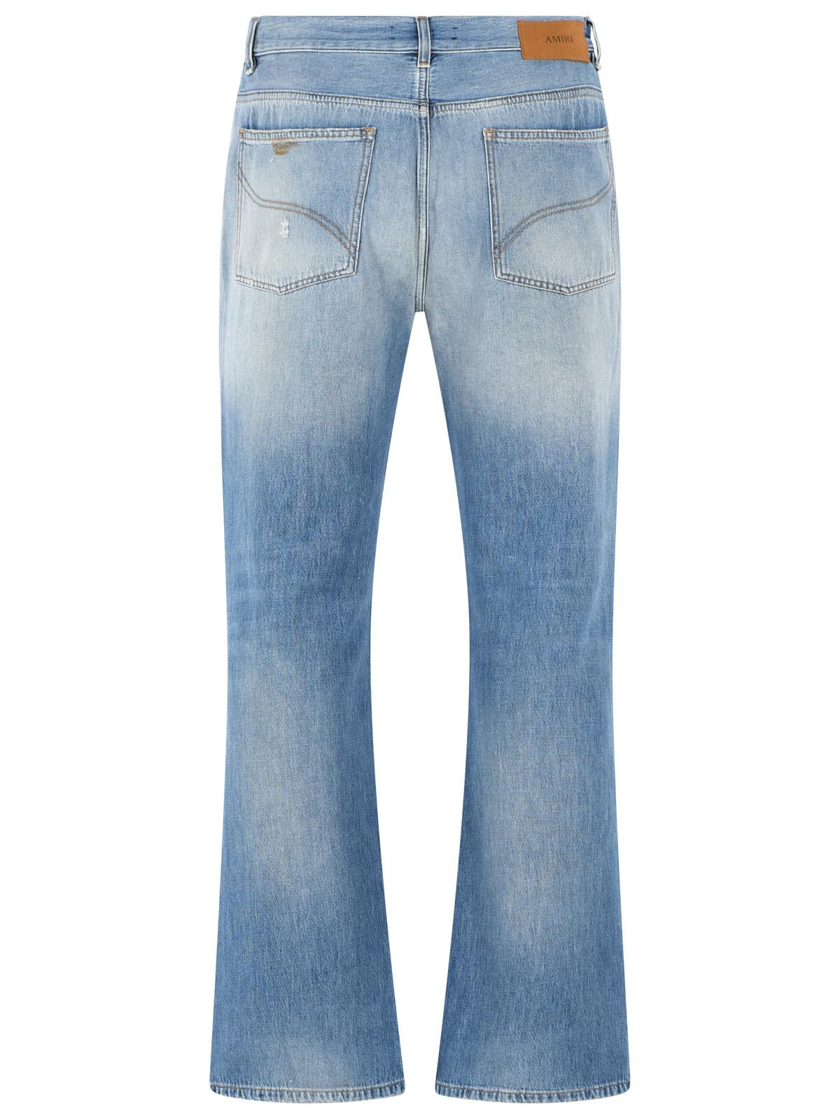 Amiri 'Slash Bootcut' Light Blue Denim Jeans Men