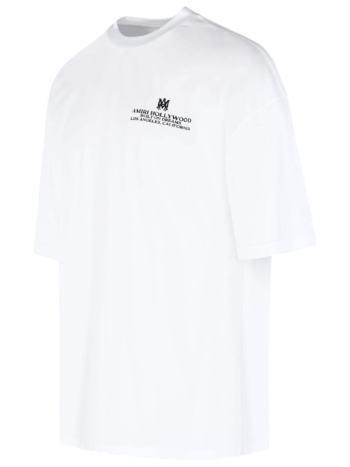 Amiri 'Built On Dreams' White Cotton T-Shirt Men