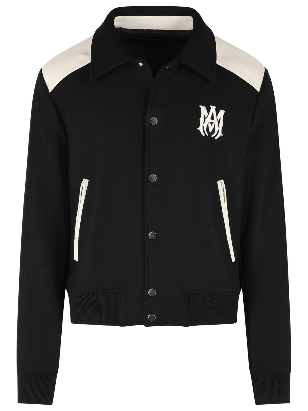 Amiri 'Ma Band' Black Virgin Wool Blend Jacket Men