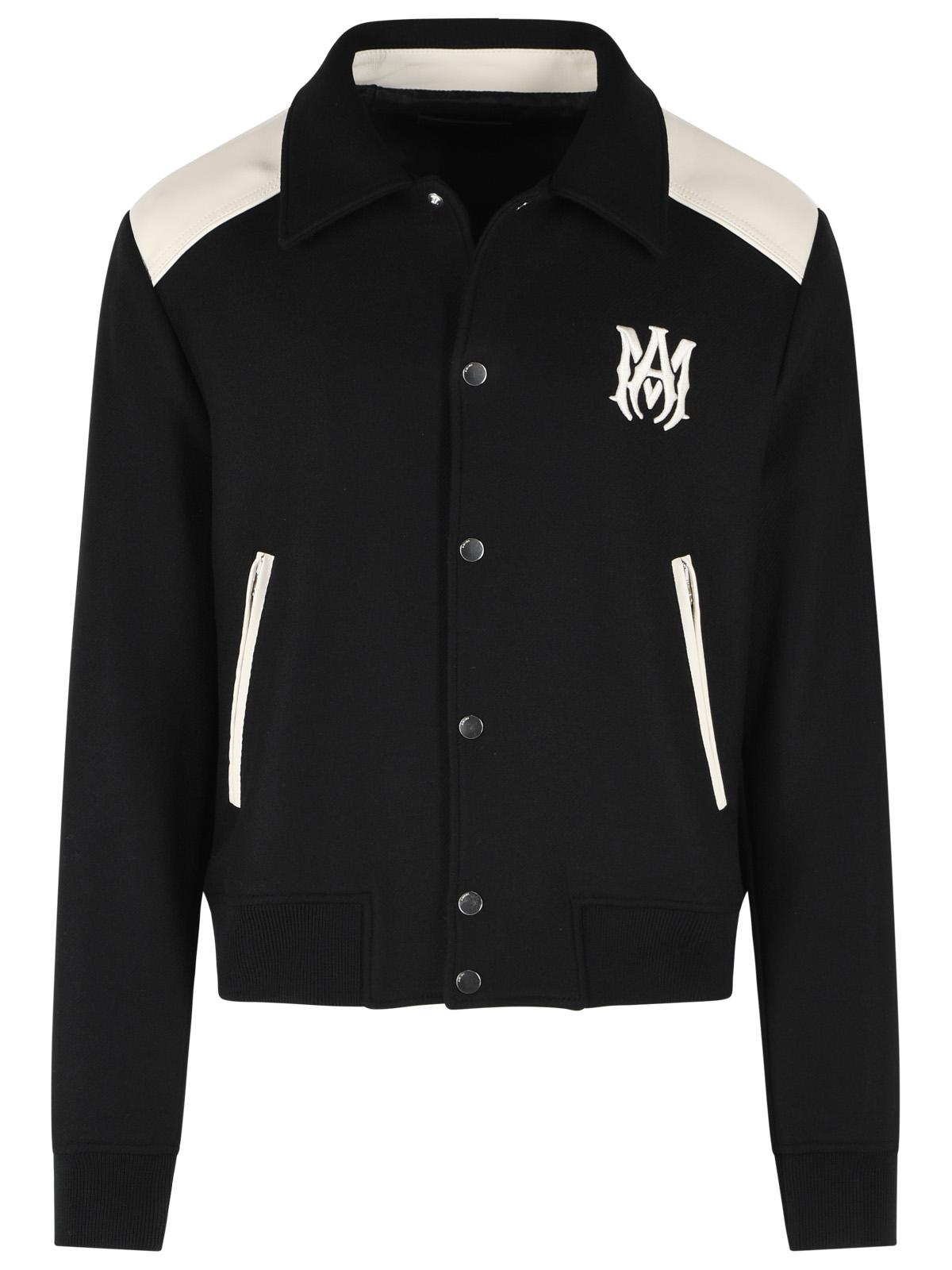 Amiri 'Ma Band' Black Virgin Wool Blend Jacket Men