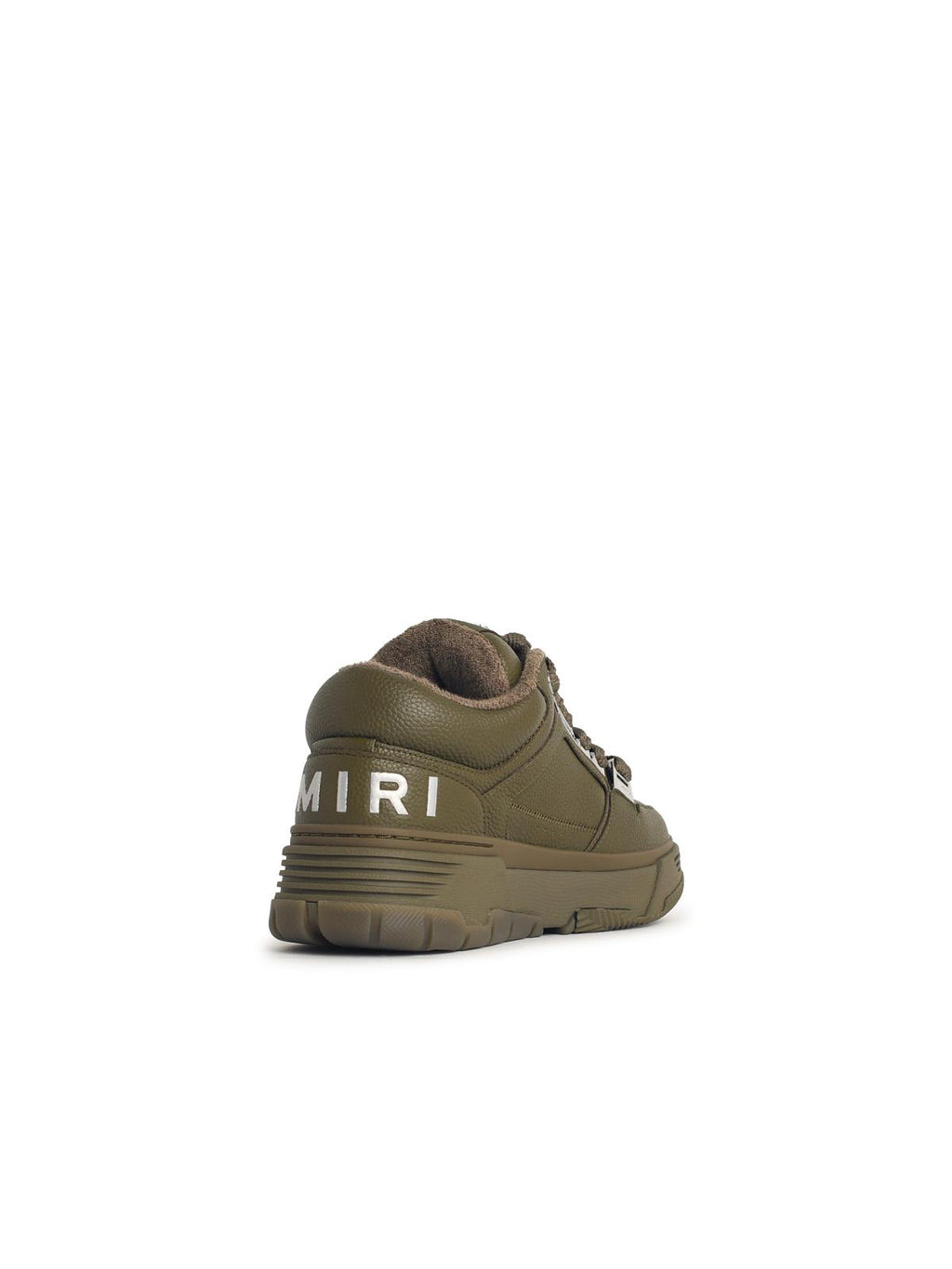 Amiri 'Metallic Ma-1' Thyme Green Leather Sneakers Men