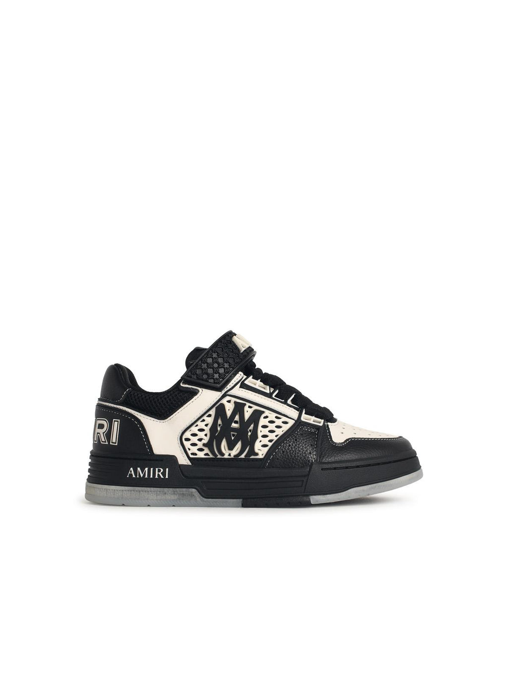Amiri 'Skyline' Sneakers In Black And Ivory Leather Blend Men