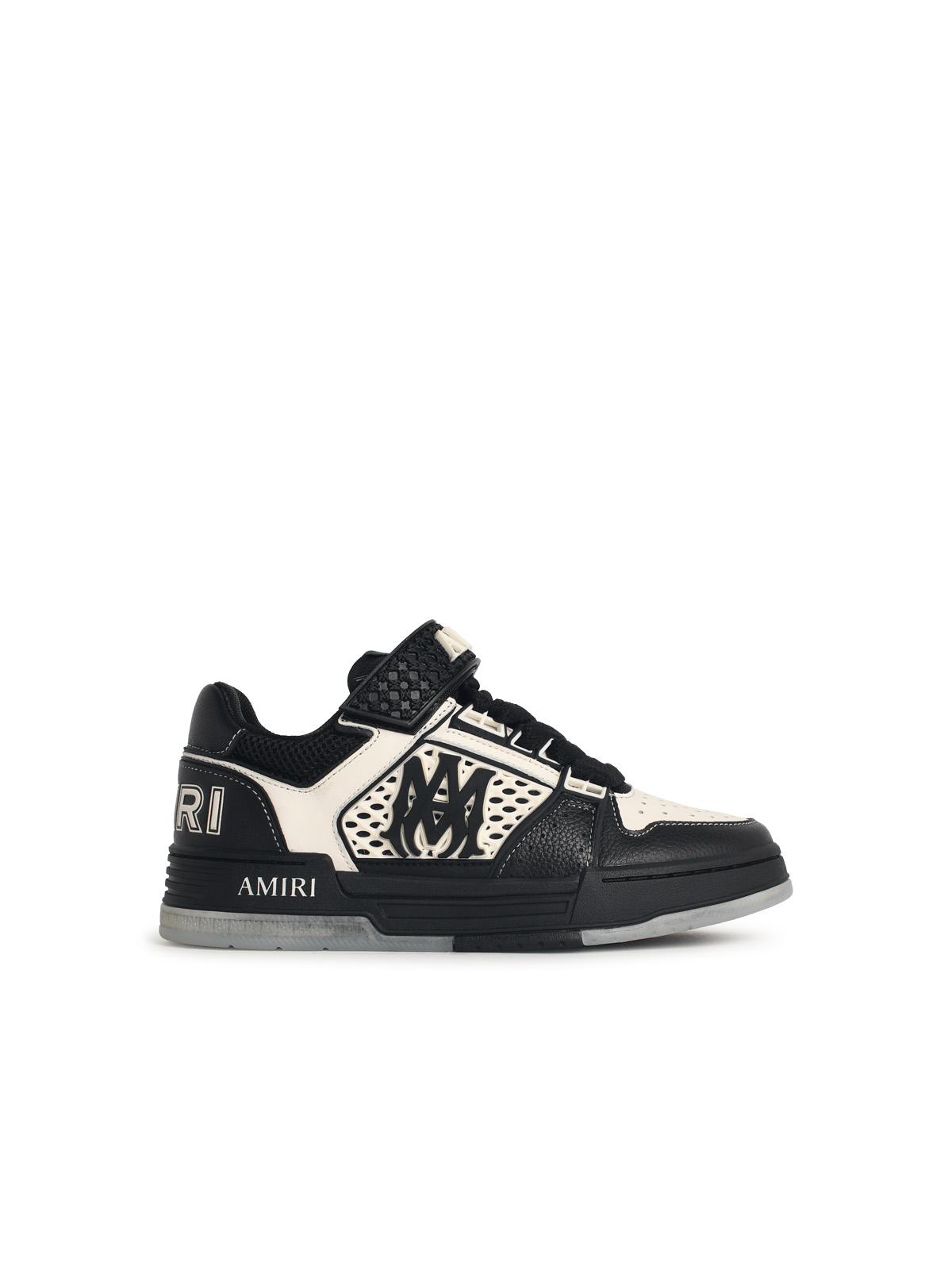 Amiri 'Skyline' Sneakers In Black And Ivory Leather Blend Men