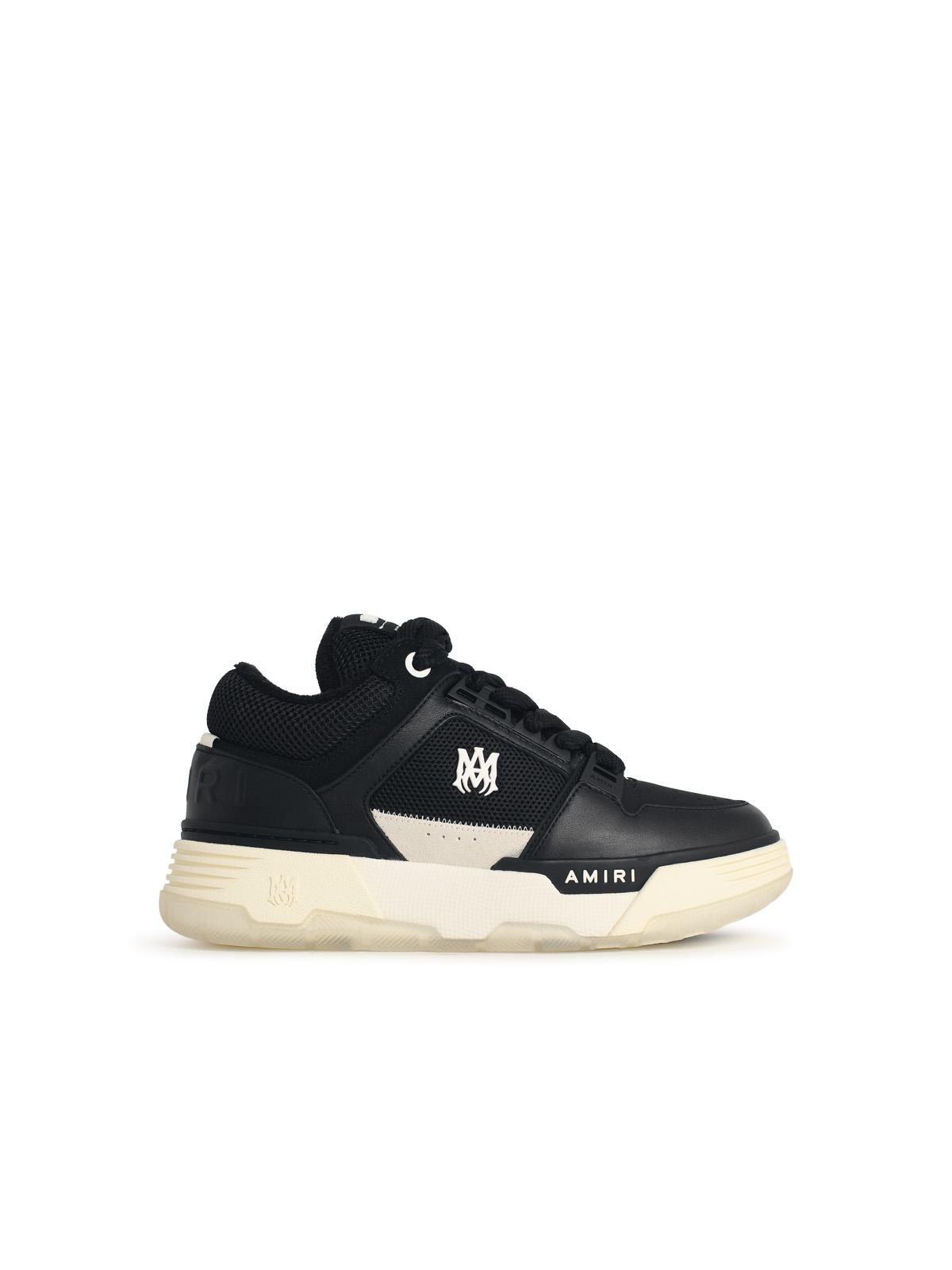 Amiri 'Ma-1' Black Leather Sneakers Men
