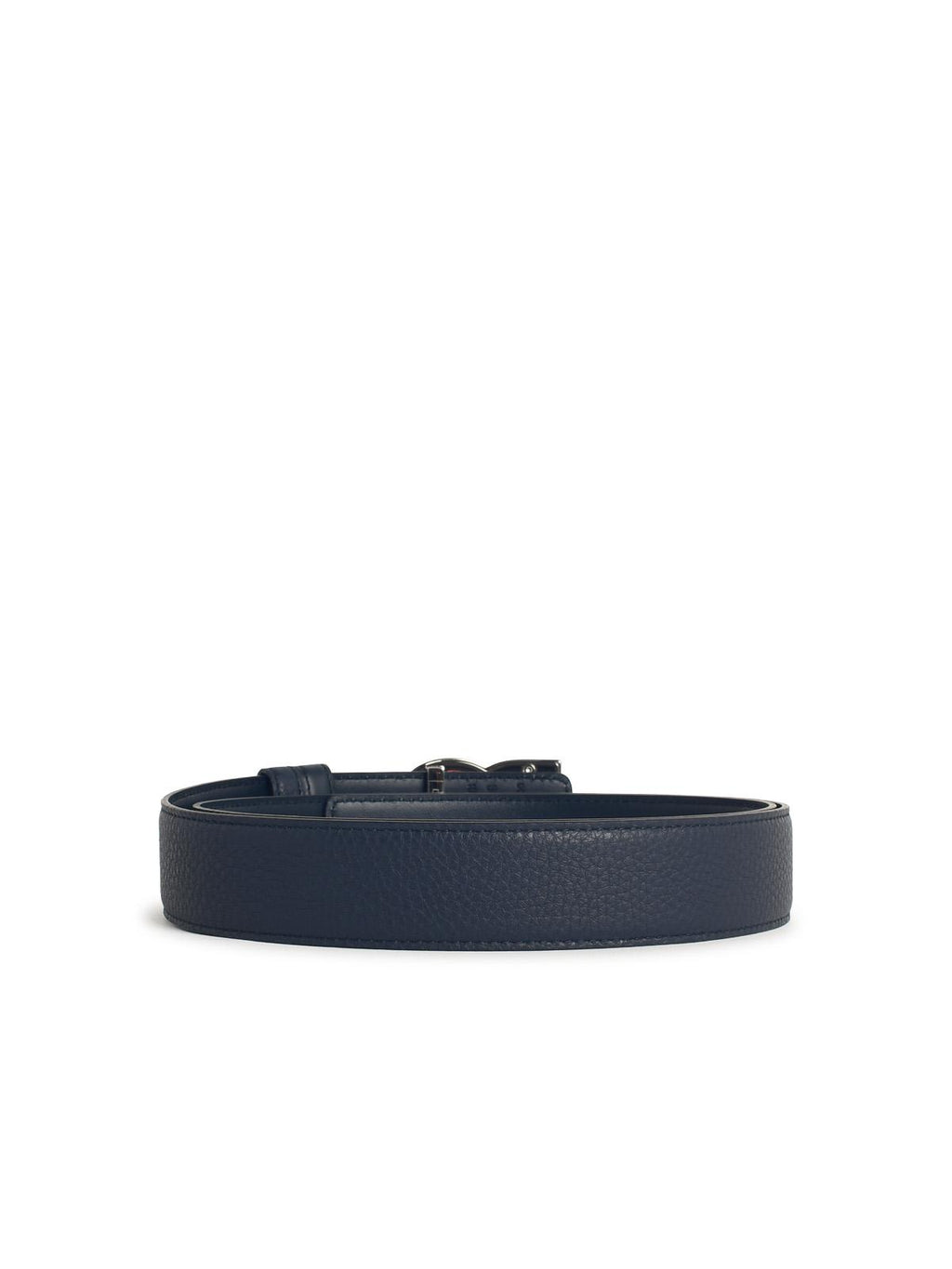 Dolce & Gabbana 'Dg' Logo Belt In Blue Leather Men