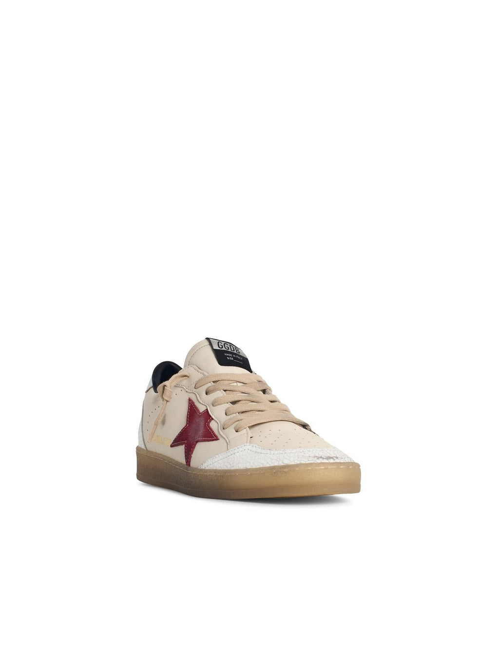 Golden Goose 'Ball Star' Beige Leather Sneakers Men