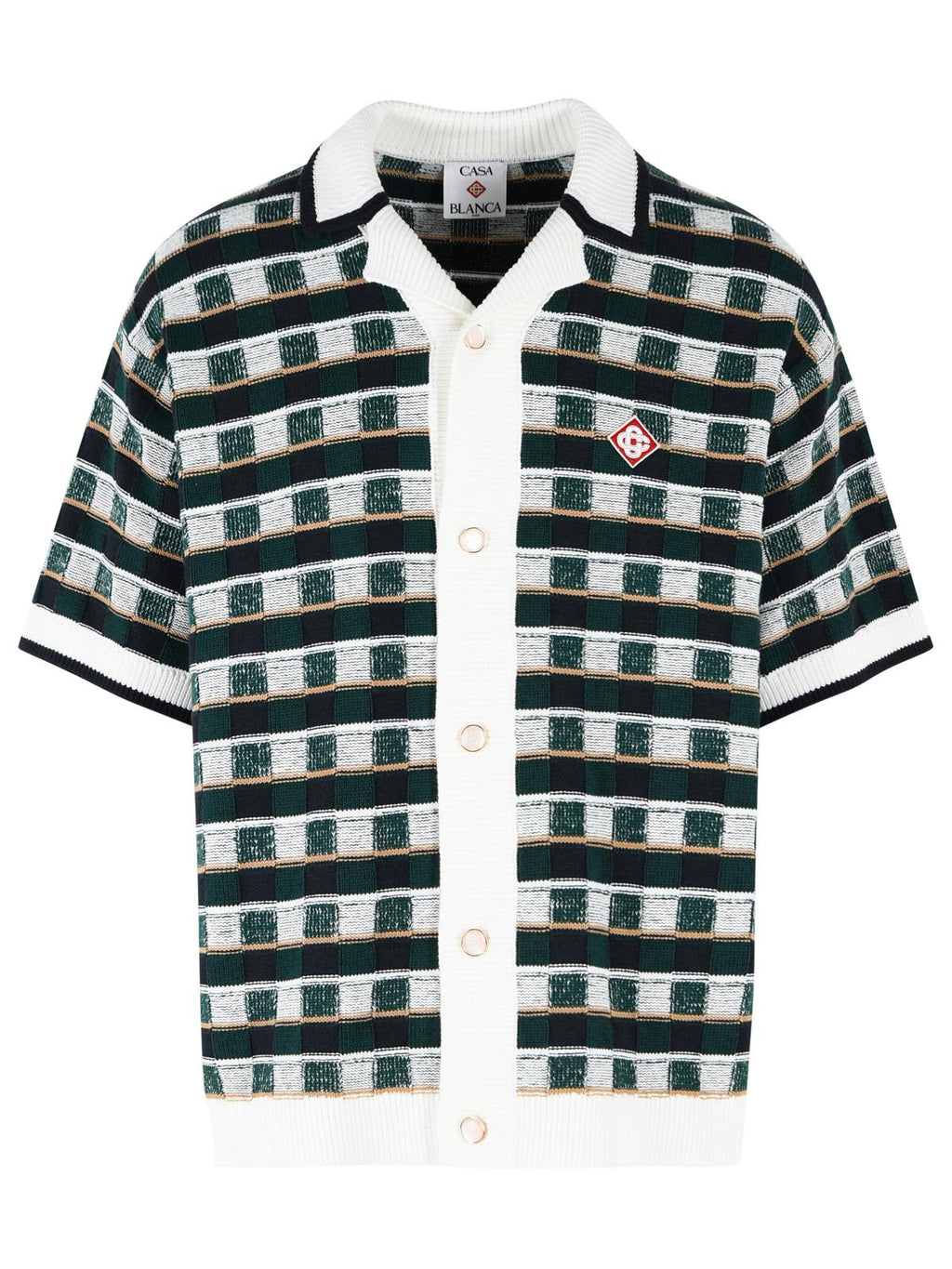 Casablanca 'Mosaic' Multicolor Cotton Shirt Men
