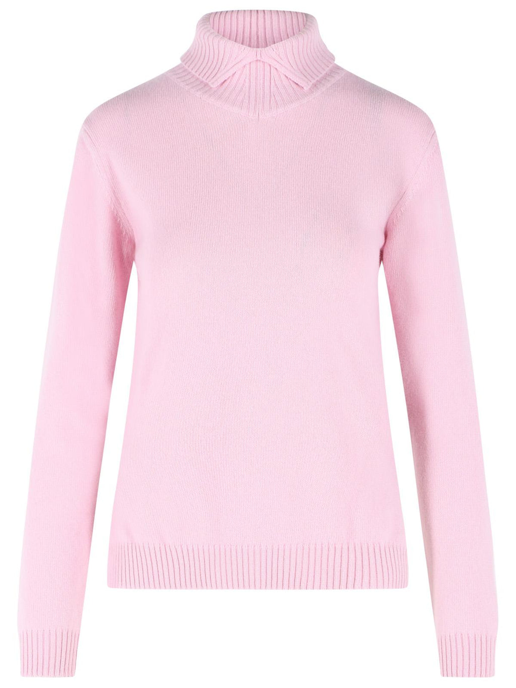 Jil Sander Pink Wool Turtleneck Sweater Women