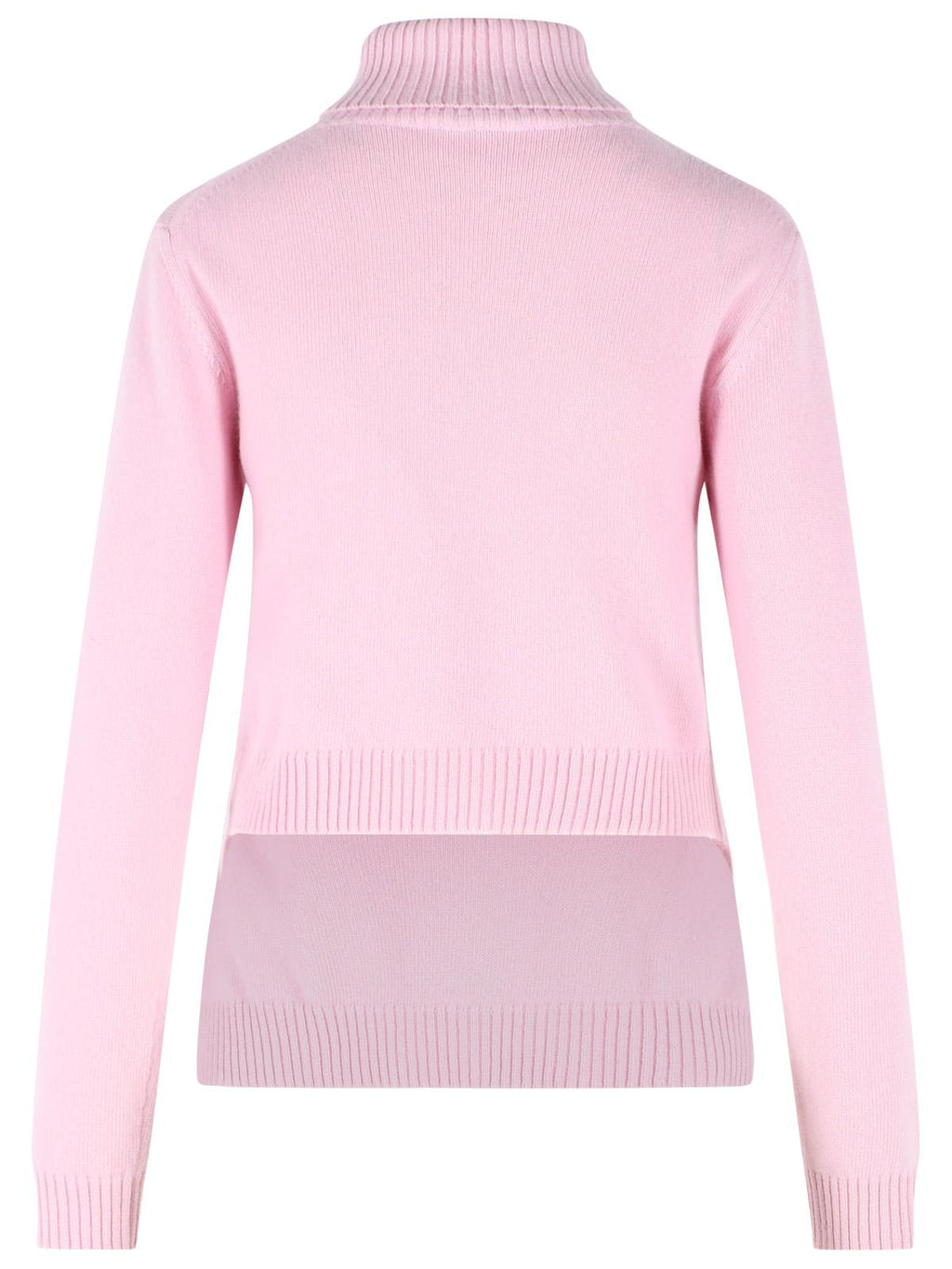 Jil Sander Pink Wool Turtleneck Sweater Women