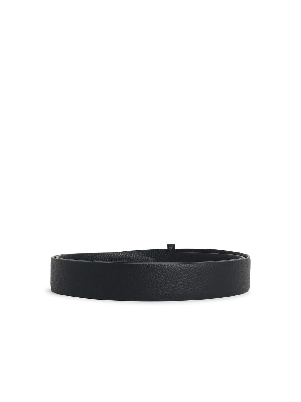 Tom Ford 'T Icon' Black Leather Belt Men