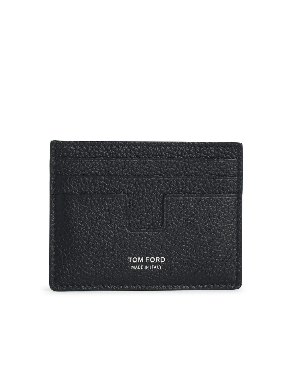 Tom Ford Black Leather Cardholder Men
