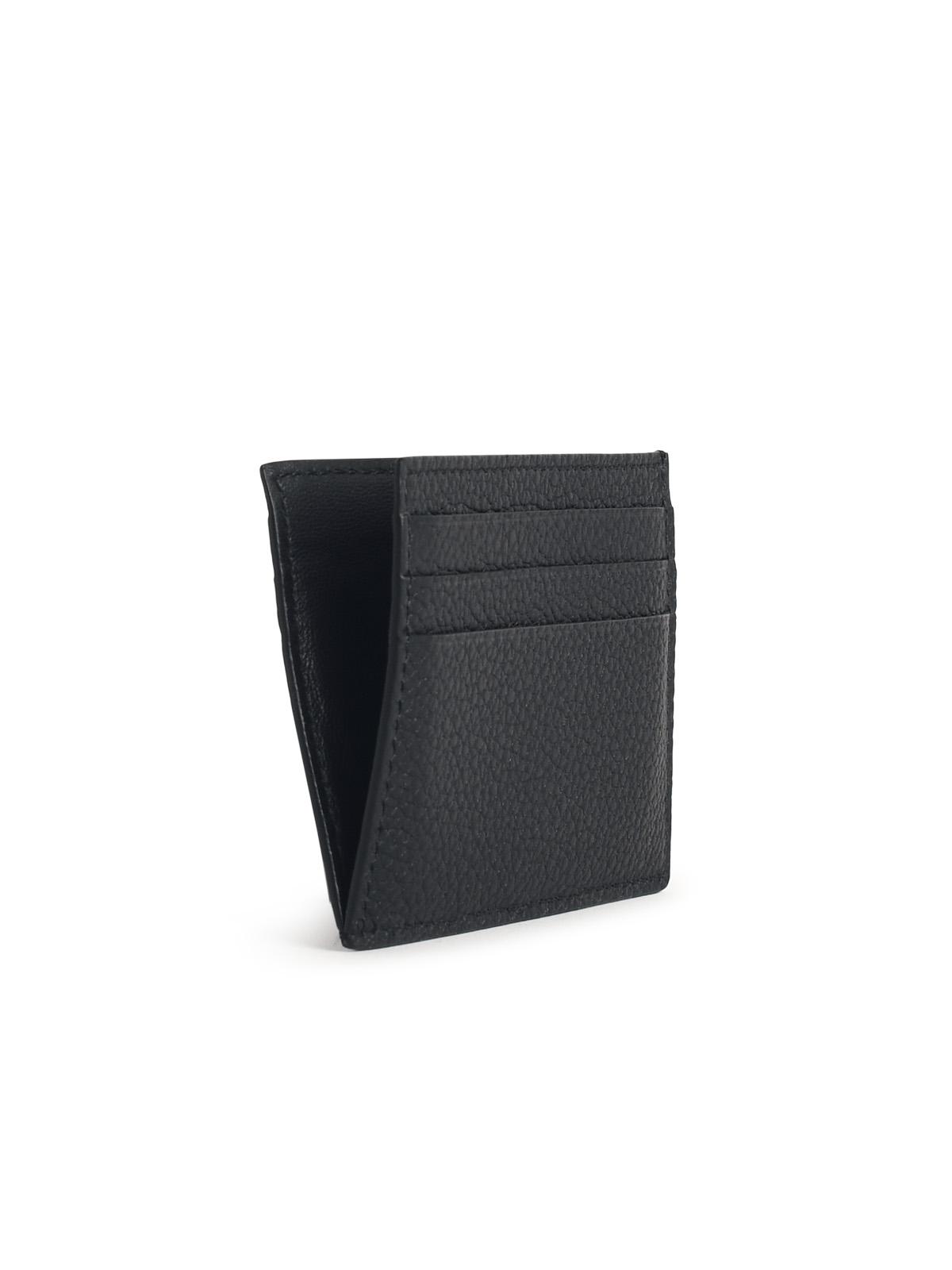 Tom Ford Black Leather Cardholder Men