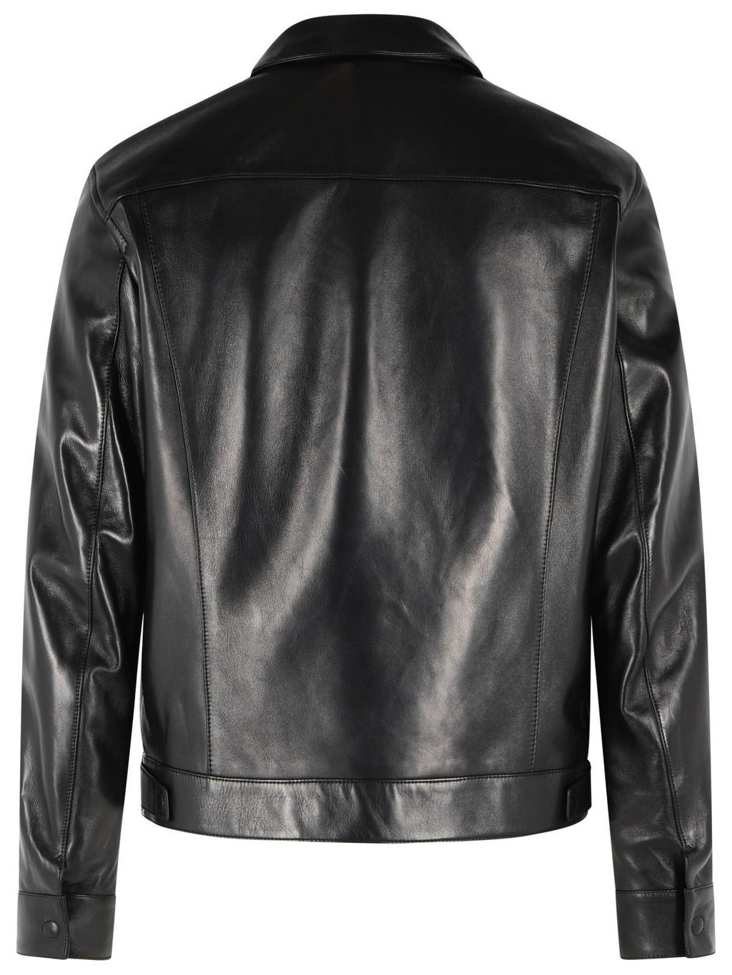 Tom Ford Black Leather Jacket Men