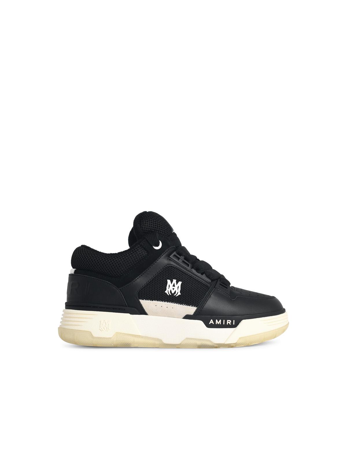 Amiri 'Ma-1' Black Leather Blend Sneakers Men