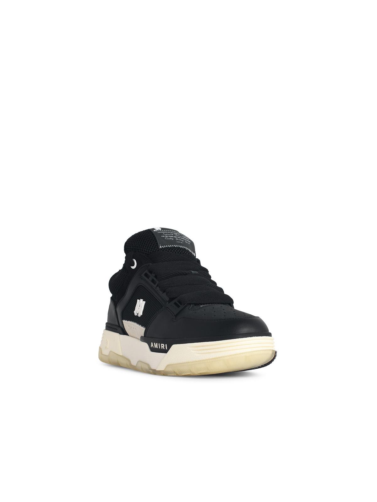 Amiri 'Ma-1' Black Leather Blend Sneakers Men