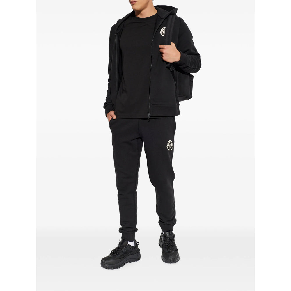 Moncler Black Sweaters & Knitwear - Hoodies Men