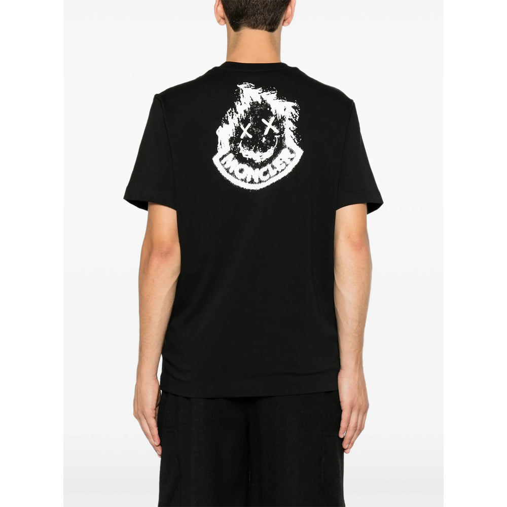 Moncler Black T-Shirts & Vests - T-Shirts Men