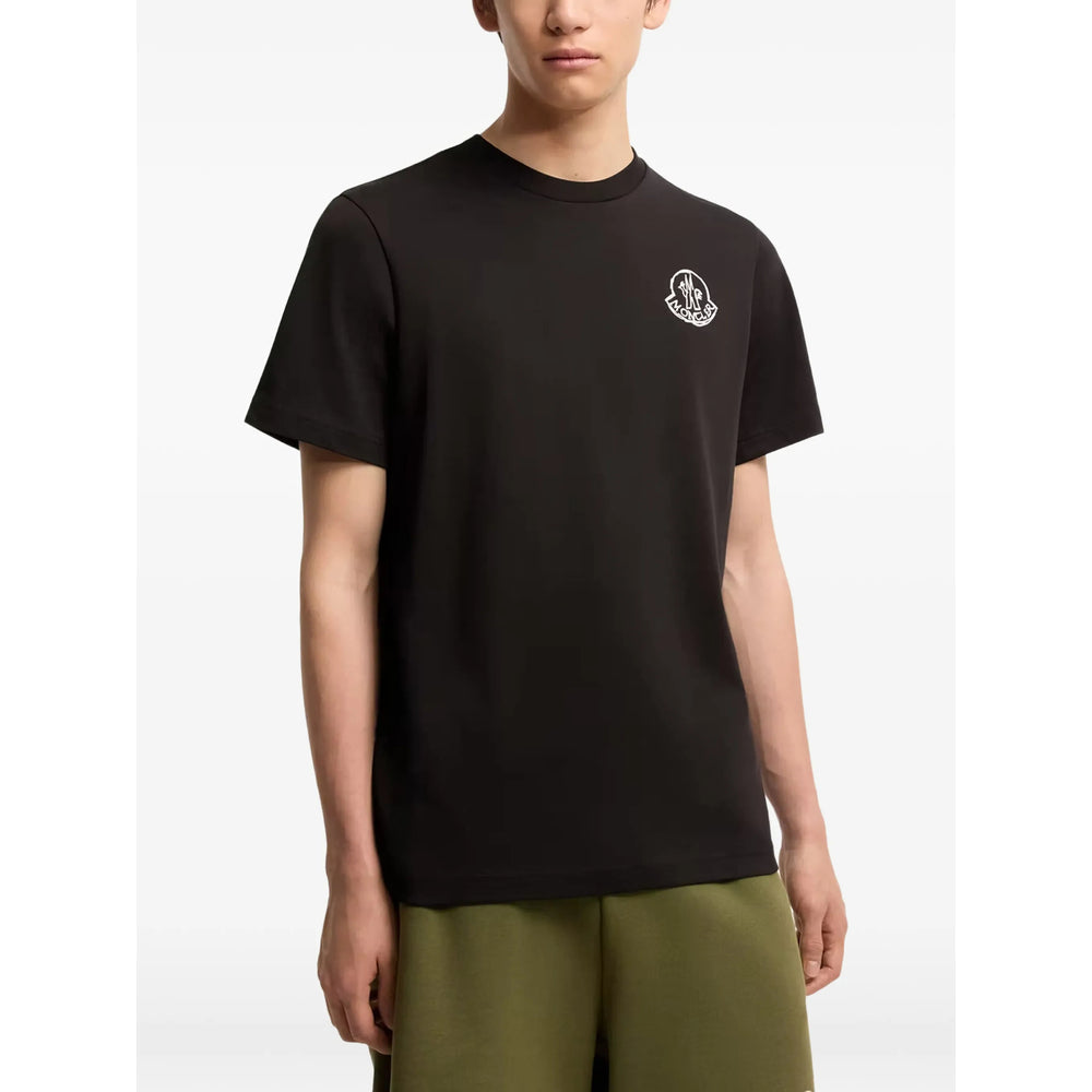 Moncler Black Polo Shirts - T-Shirts Men