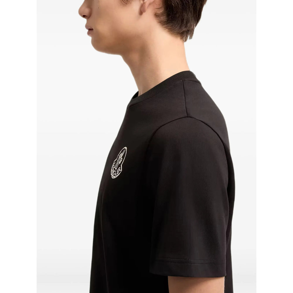 Moncler Black Polo Shirts - T-Shirts Men
