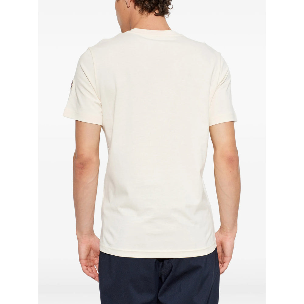 Moncler White T-Shirts & Vests - T-Shirts Men