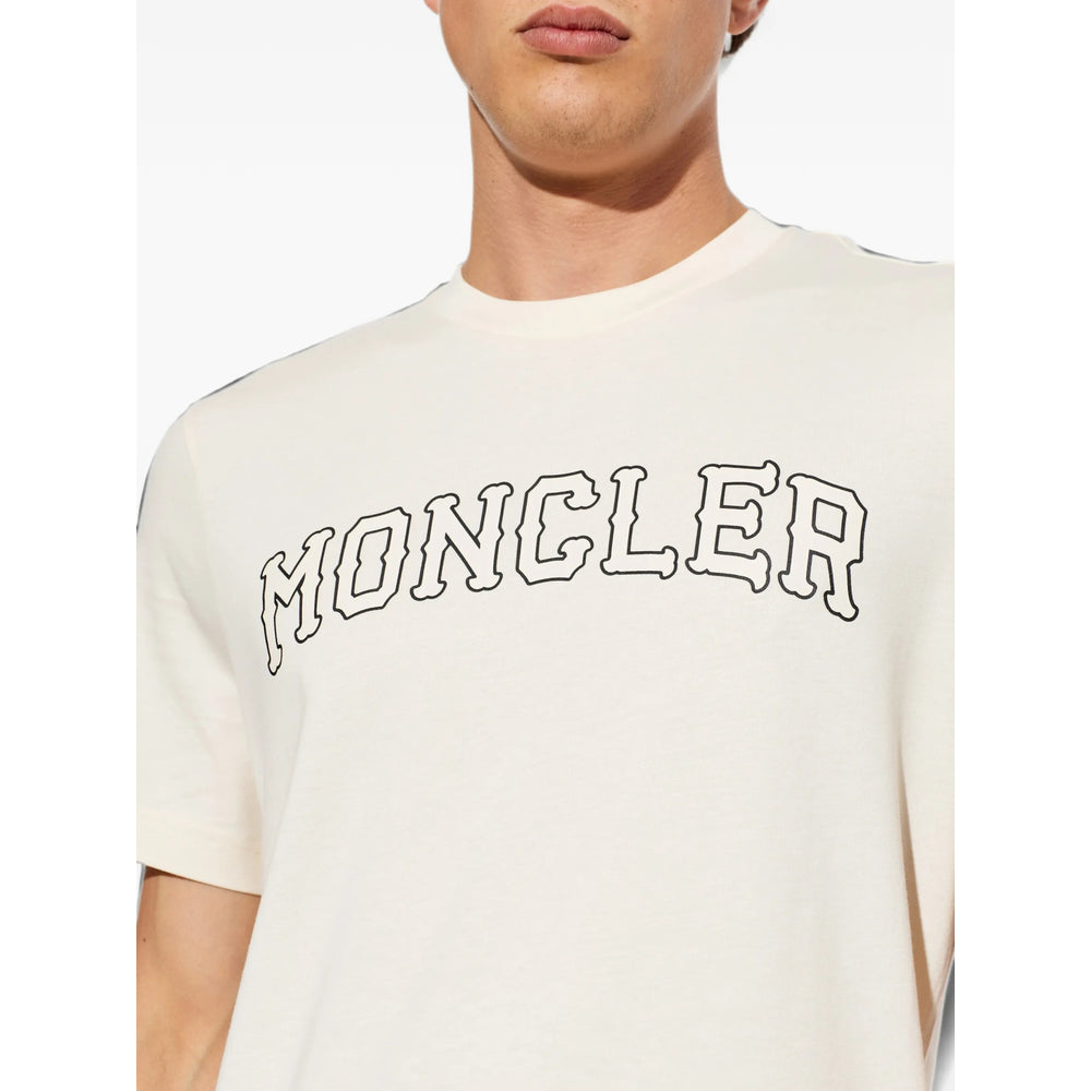 Moncler White T-Shirts & Vests - T-Shirts Men
