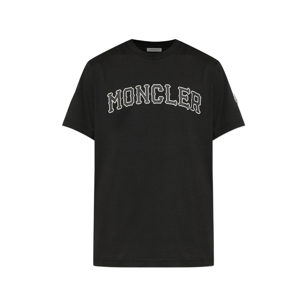 Moncler Black T-Shirts & Vests - T-Shirts Men