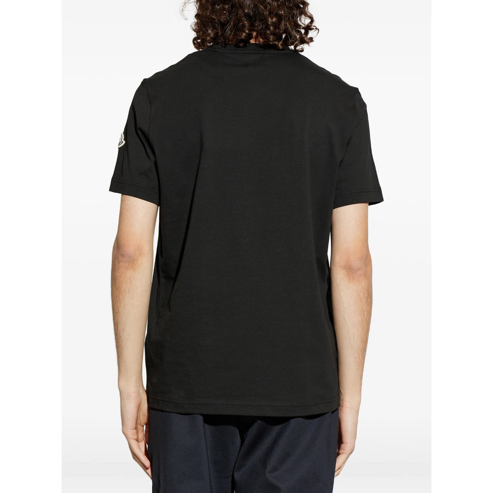 Moncler Black T-Shirts & Vests - T-Shirts Men