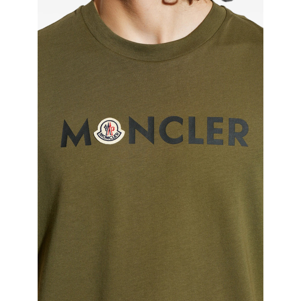 Moncler Green T-Shirts & Vests - T-Shirts Men