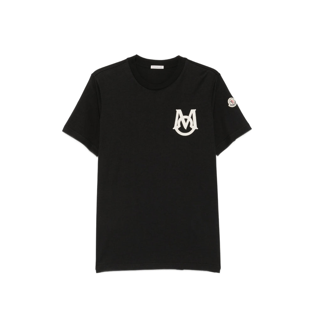 Moncler Black T-Shirts & Vests - T-Shirts Men