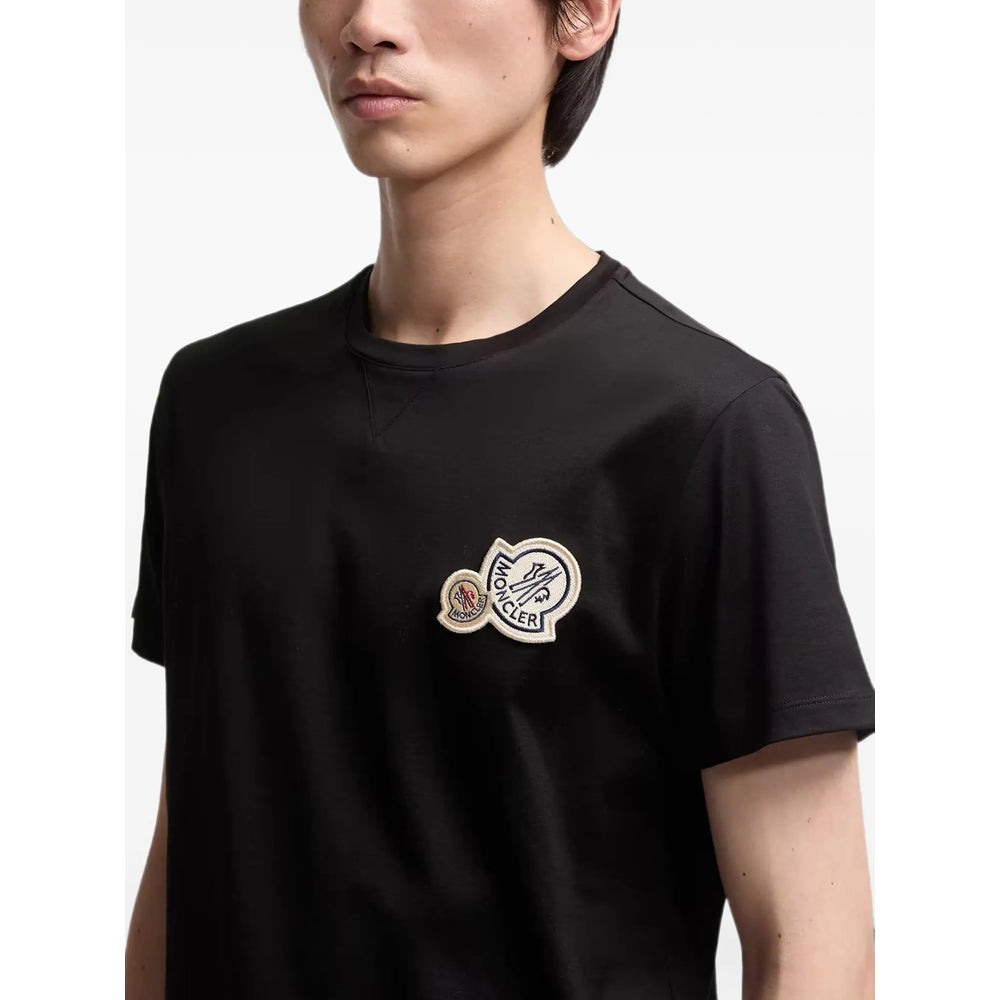 Moncler Black Polo Shirts Men