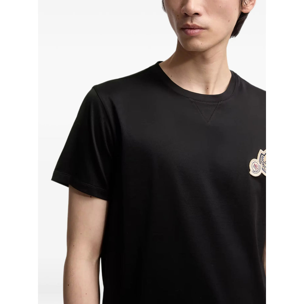 Moncler Black Polo Shirts Men