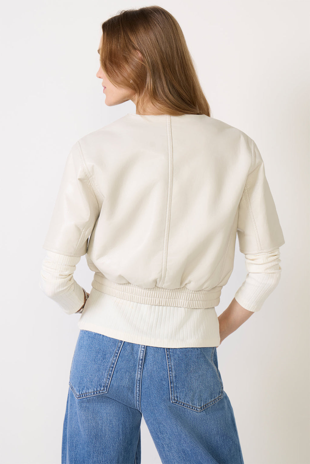 Women's Billie Leather Bomber Jacket