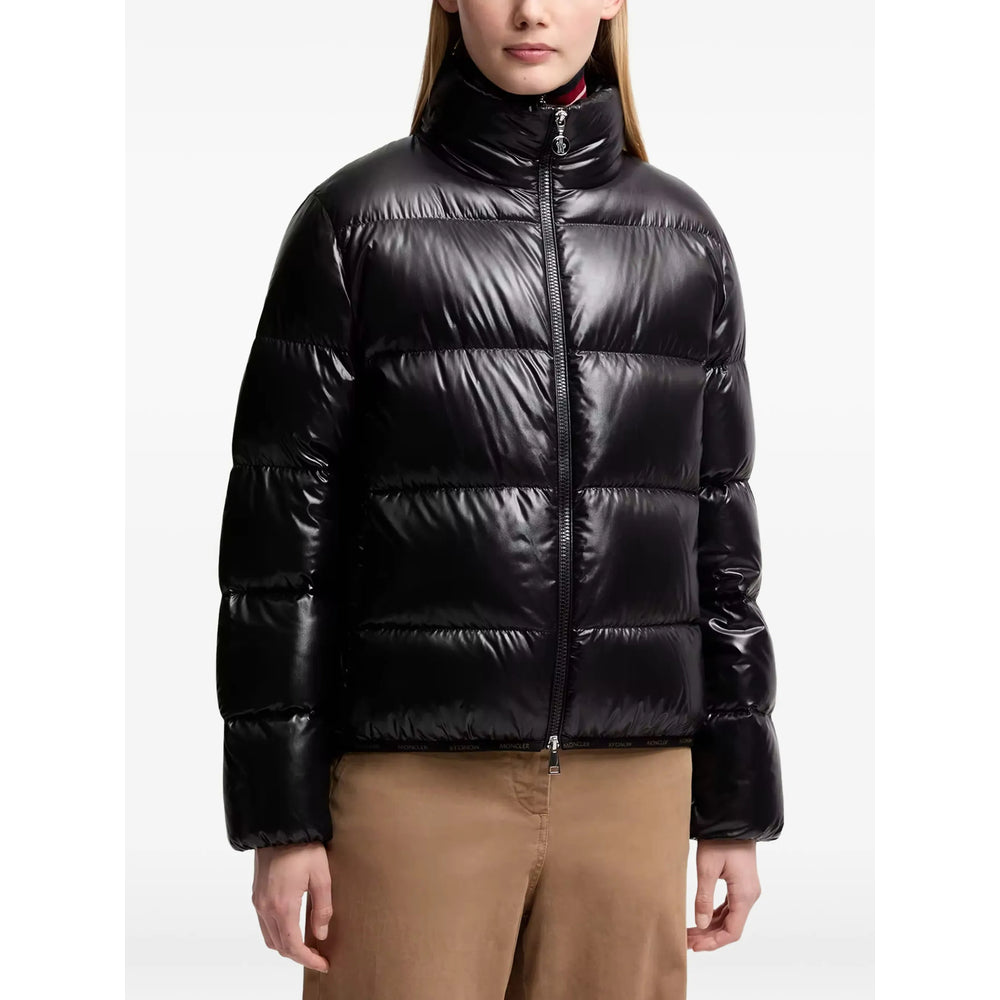 Moncler Black Jackets - Puffer Jackets Women
