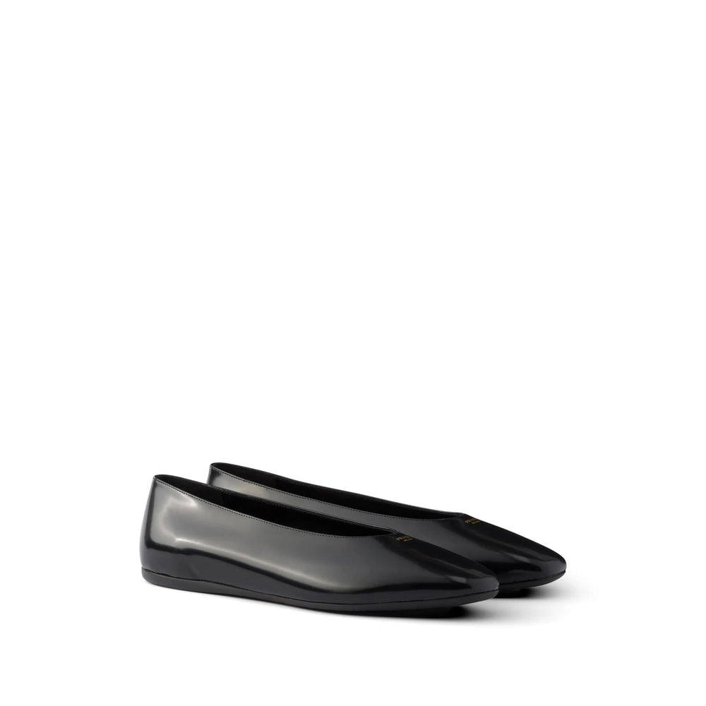 Prada Black Ballet Flats Women