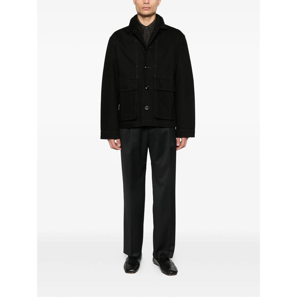 Lemaire Black Jackets - Shirt Jackets Men