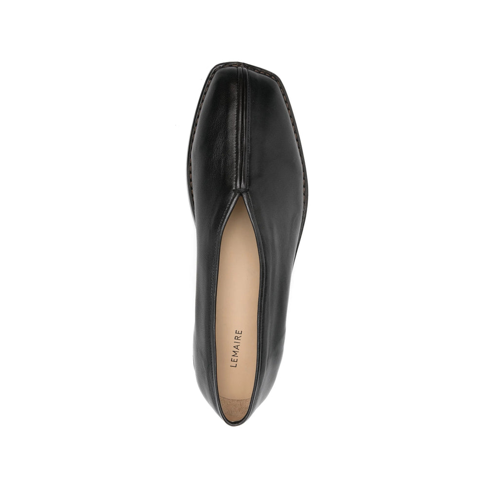 Lemaire Black Loafers Men