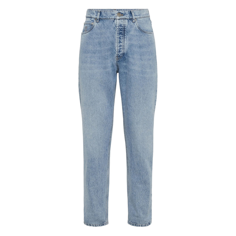 Brunello Cucinelli Blue Denim - Regular & Straight-Leg Jeans Men