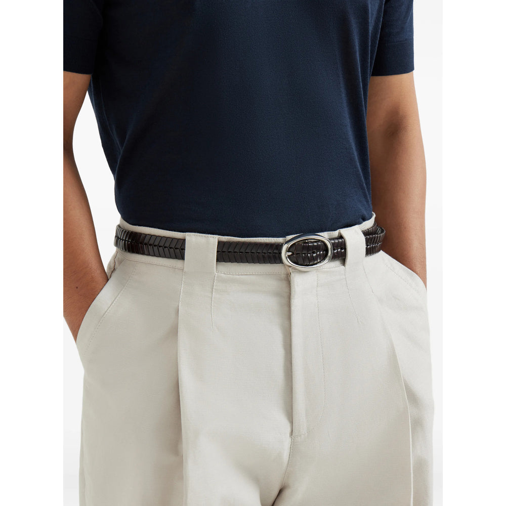 Brunello Cucinelli Brown Belts Men