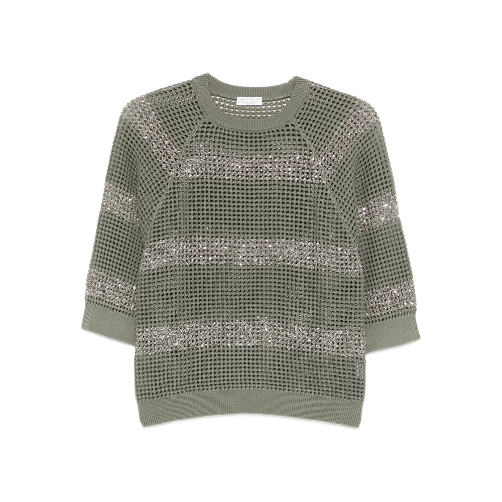Brunello Cucinelli Green Knitwear - Jumpers Women