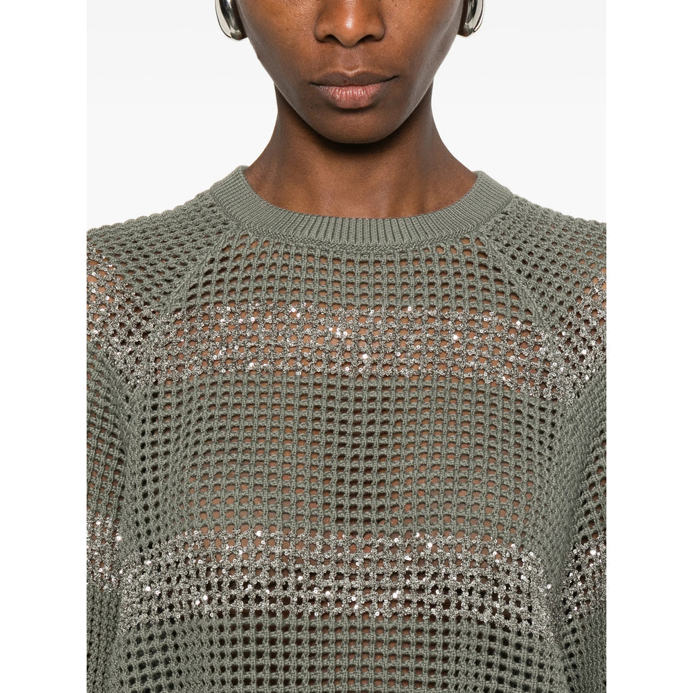 Brunello Cucinelli Green Knitwear - Jumpers Women