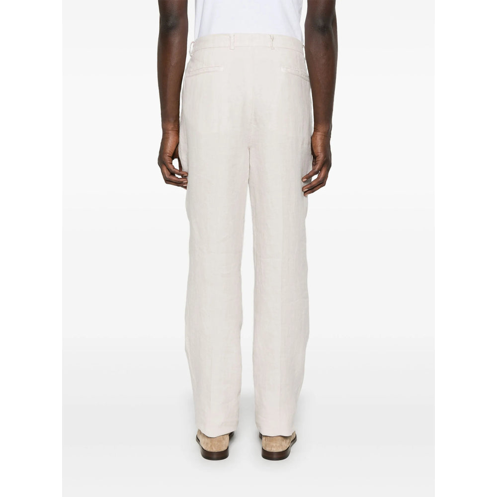 Brunello Cucinelli Neutrals Trousers - Tapered Trousers Men