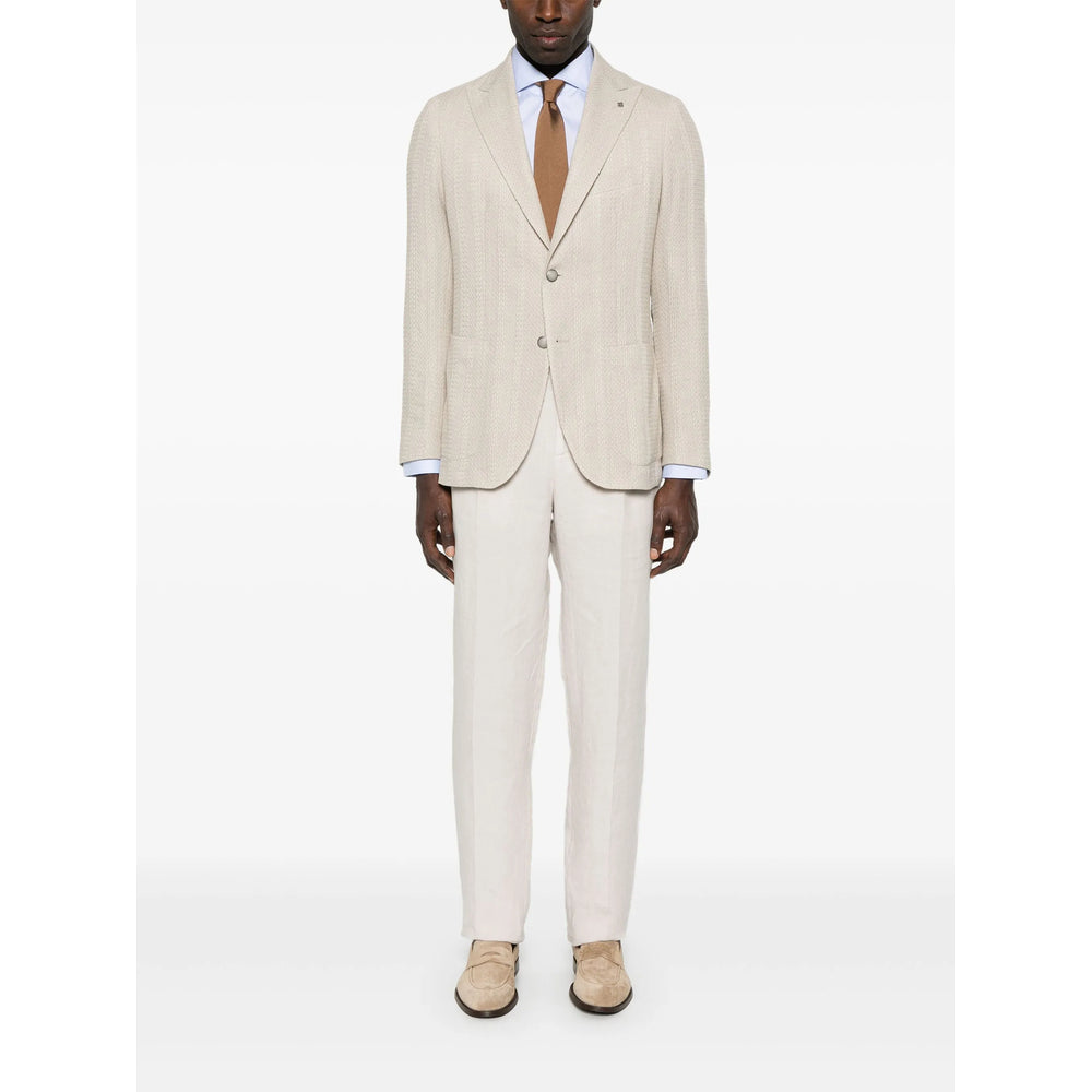 Brunello Cucinelli Neutrals Trousers - Tapered Trousers Men