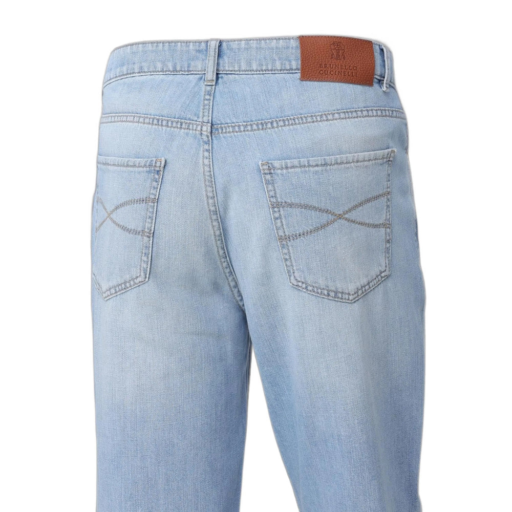 Brunello Cucinelli Blue Denim - Regular & Straight-Leg Jeans Men