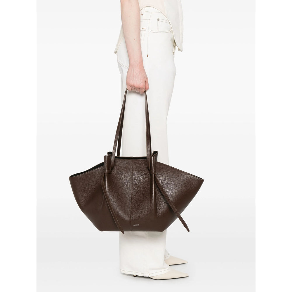 Yuzefi Brown Tote Bags Women