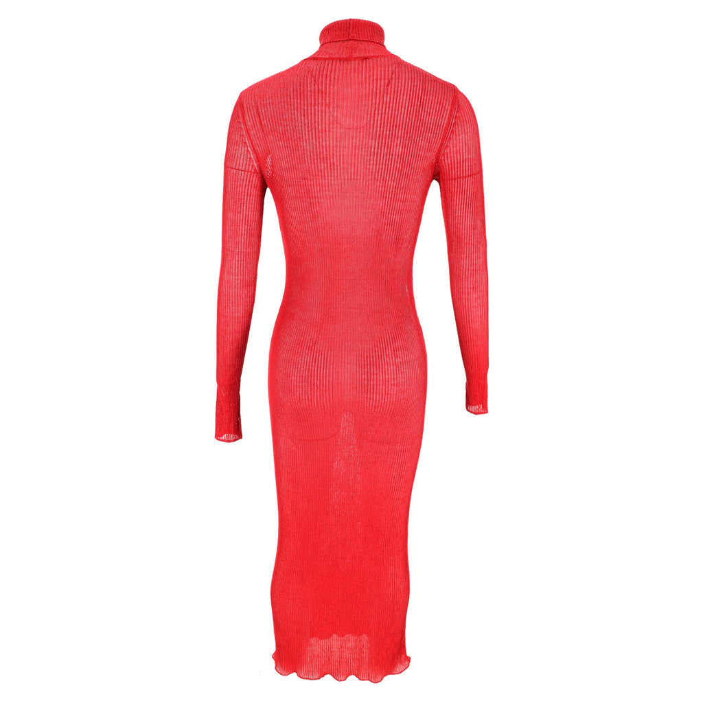 Isabel Marant Josita Midi Dress in Burgundy Viscose
