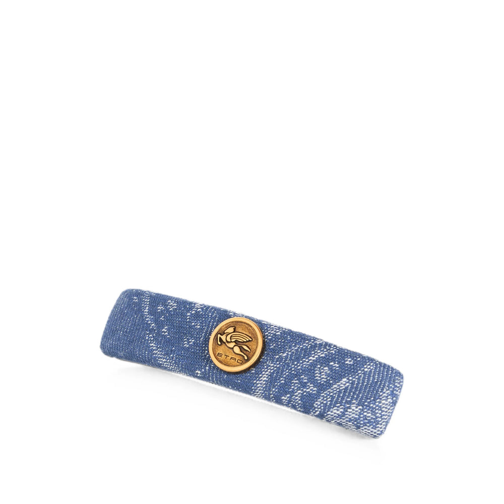 Etro Blue Hair Accessories Women