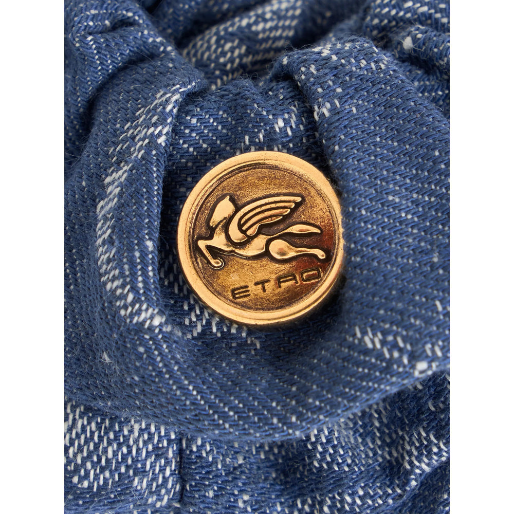 Etro Blue Hair Accessories Women